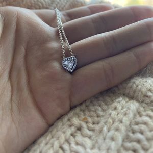 Pandora Elevate Heart Necklace